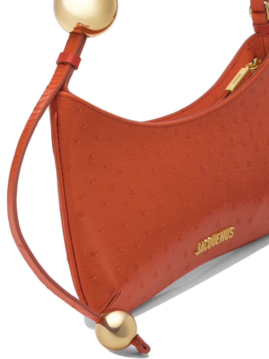 Jacquemus Le Bisou Perle" Small Shoulder Bag Borse a Spalla e Tracolla - Arancione | ba26cd8da02c46a00239347b59b0931e8fa65a0b