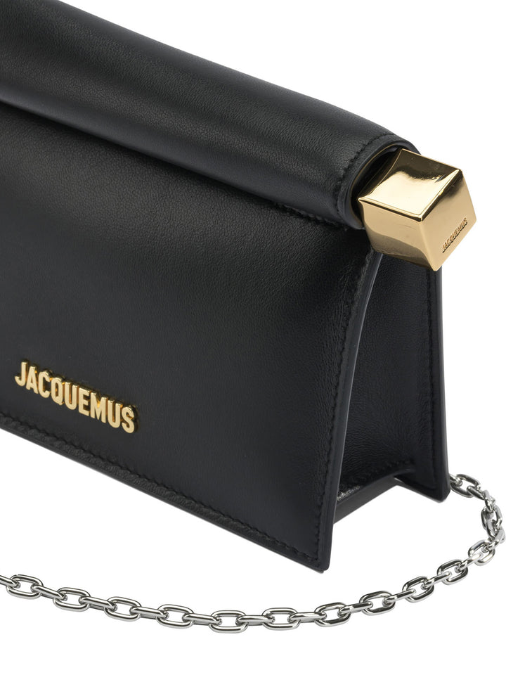 Jacquemus La Petite Rond Carrè Clutches - Nero | c315fb559c7bd2ce878b45a27d50720f106efcb3