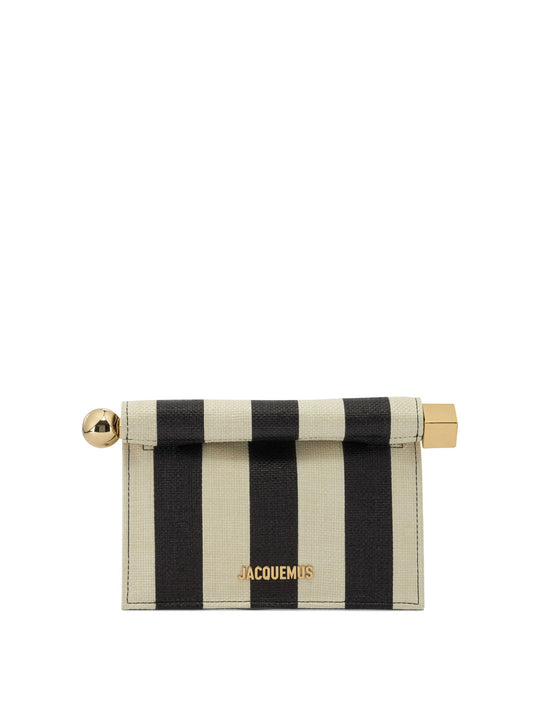 Rond Carré Clutches Nero