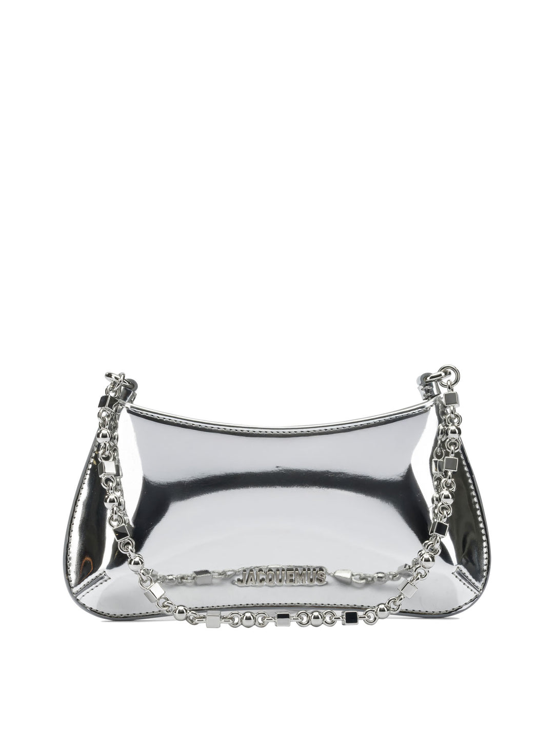 Jacquemus Le Petit Bisou Chaine Borse a Spalla e Tracolla - Silver | aae97d089025ace105e9c7e62cc77a27e5b3040b