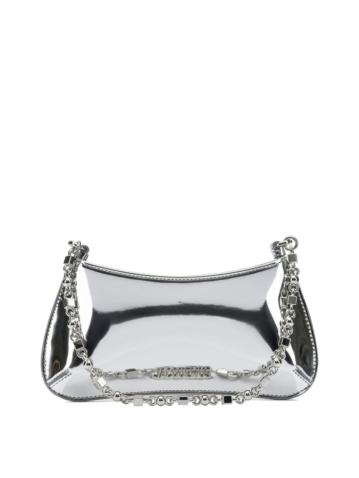 Jacquemus Le Petit Bisou Chaine Borse a Spalla e Tracolla - Silver | aae97d089025ace105e9c7e62cc77a27e5b3040b