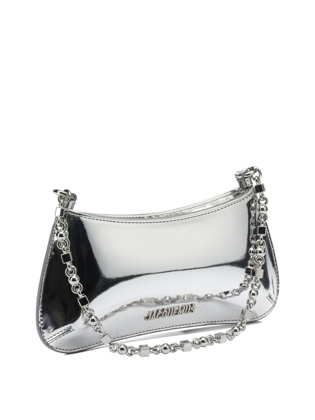 Jacquemus Le Petit Bisou Chaine Borse a Spalla e Tracolla - Silver | a663699af7d47f32c6759493ec1a593ee308ca8a