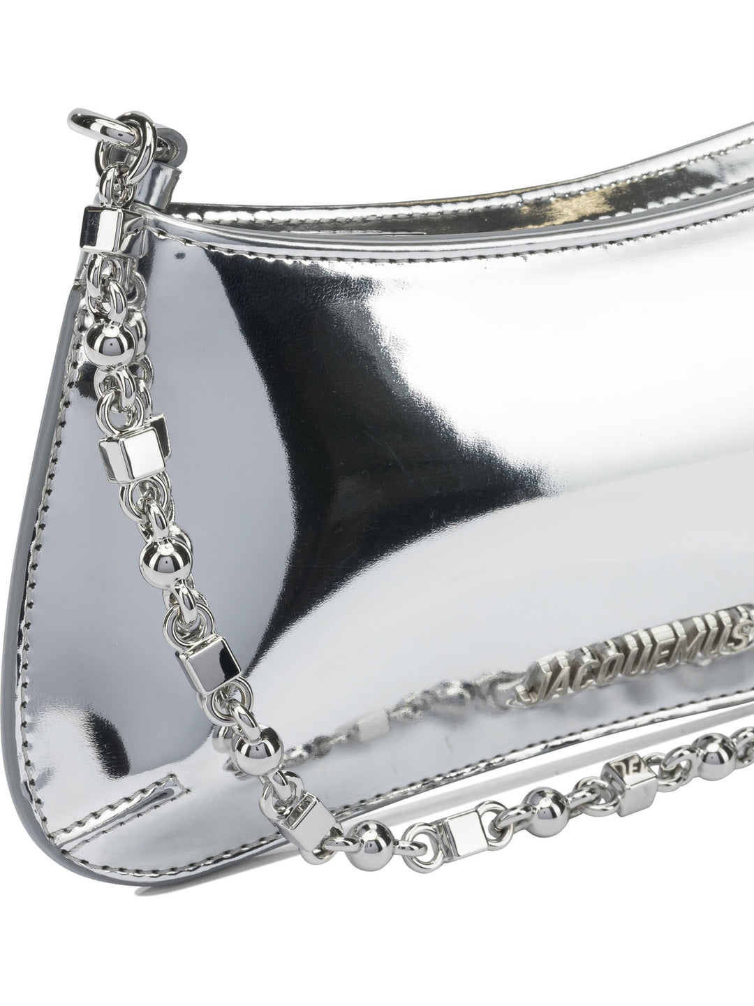 Jacquemus Le Petit Bisou Chaine Borse a Spalla e Tracolla - Silver | 28acbfc8876cd50860296645a1ab7fa532a1c8f2