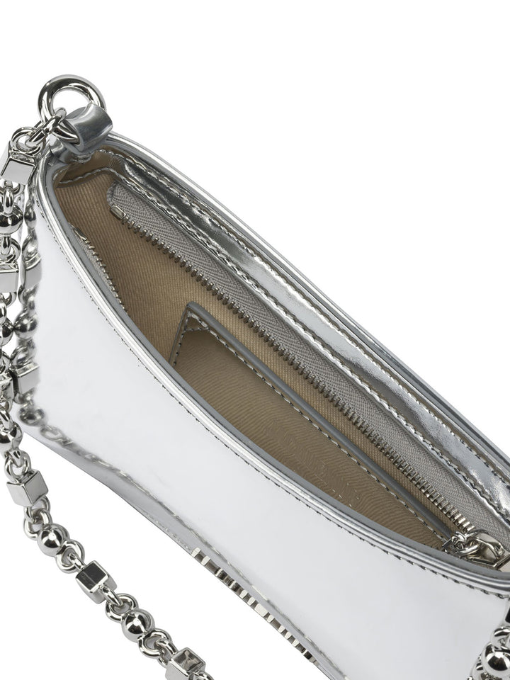Jacquemus Le Petit Bisou Chaine Borse a Spalla e Tracolla - Silver | 01fb4bfb1ea0596825cd701815fb8e8371f332ff