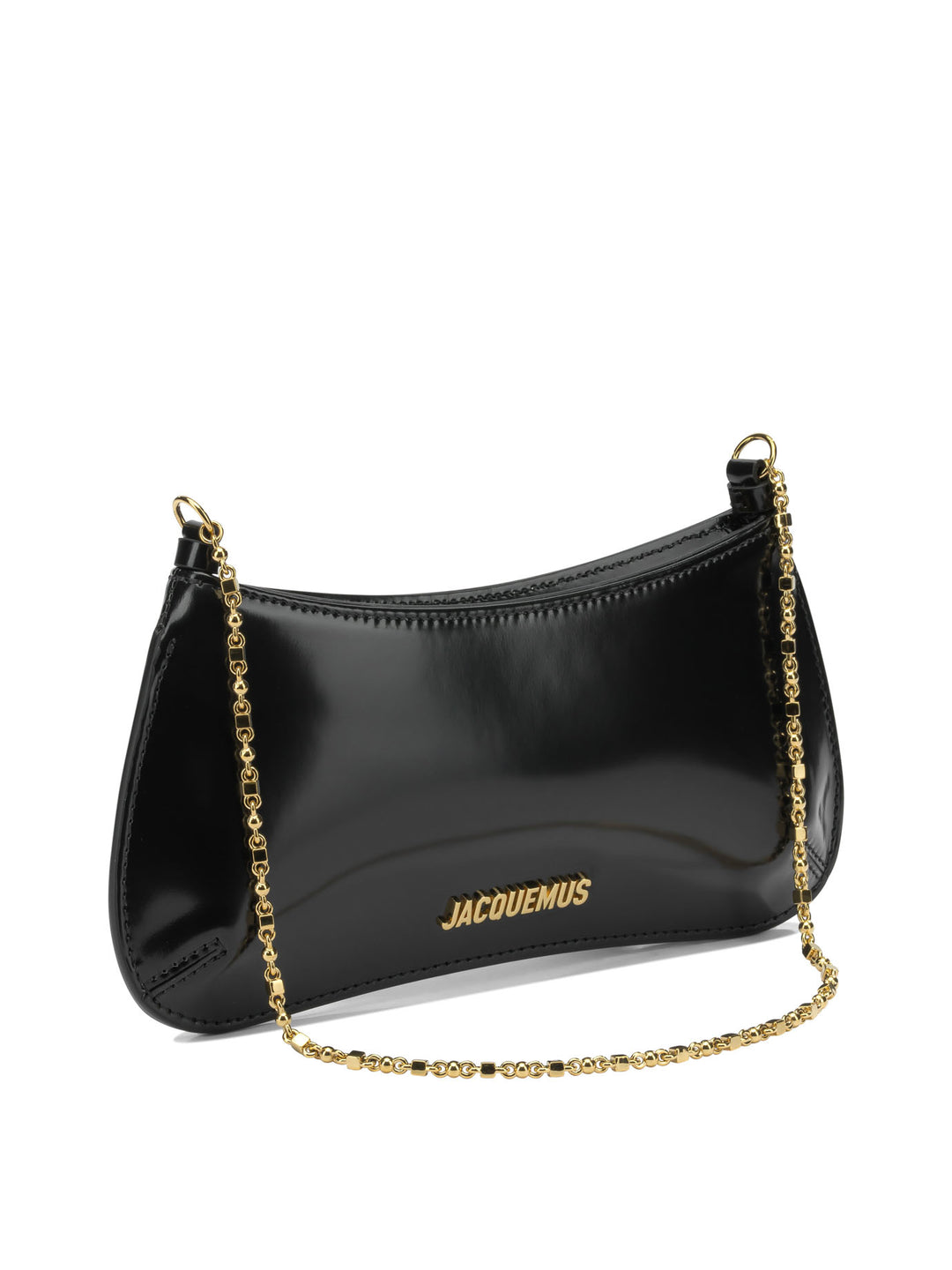 Jacquemus Le Petit Bisou Chaine Borse a Spalla e Tracolla - Nero | c5f71c3f2eeaf9bd688bcce0ac0968f7ac8e2fc3