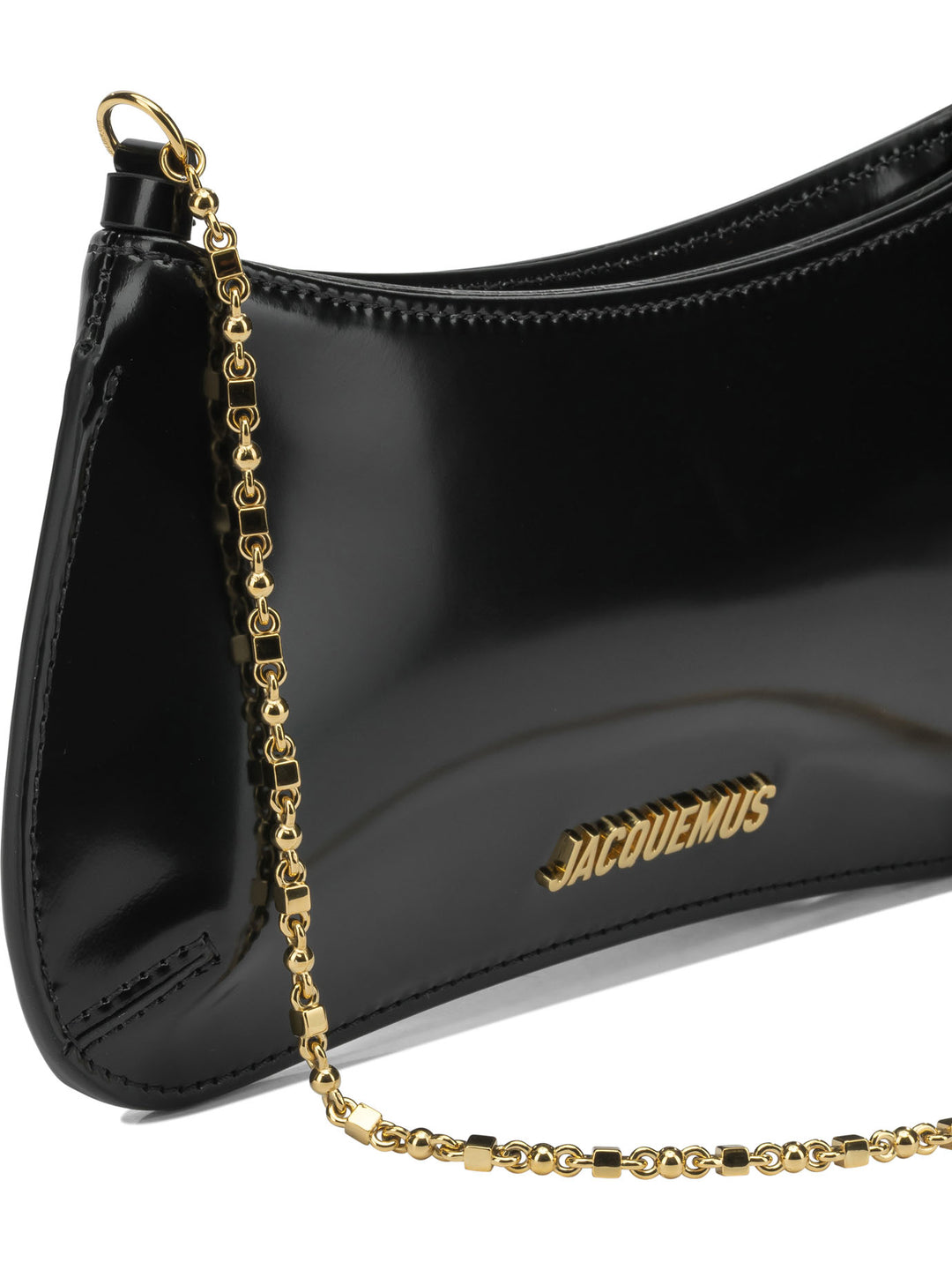 Jacquemus Le Petit Bisou Chaine Borse a Spalla e Tracolla - Nero | c4023b18931cfc3280517b57683813cc70c7ef1a
