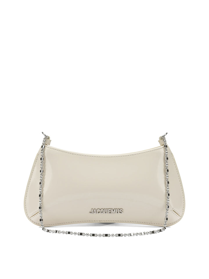 Jacquemus Le Petit Bisou Chaine Borse a Spalla e Tracolla - Bianco | 1a45a316fe62f0cbd0e79ff802ce588ad11b7fb1