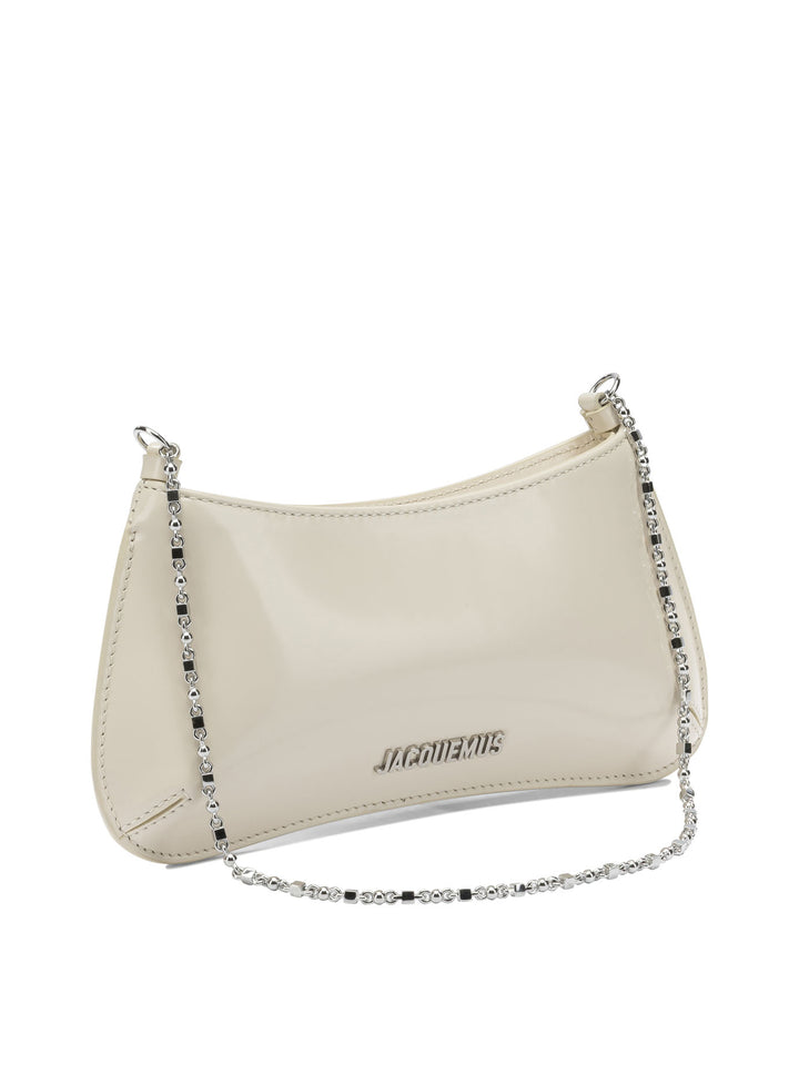 Jacquemus Le Petit Bisou Chaine Borse a Spalla e Tracolla - Bianco | c744771a34c16cf251bffd3ae07b803ff314ae68