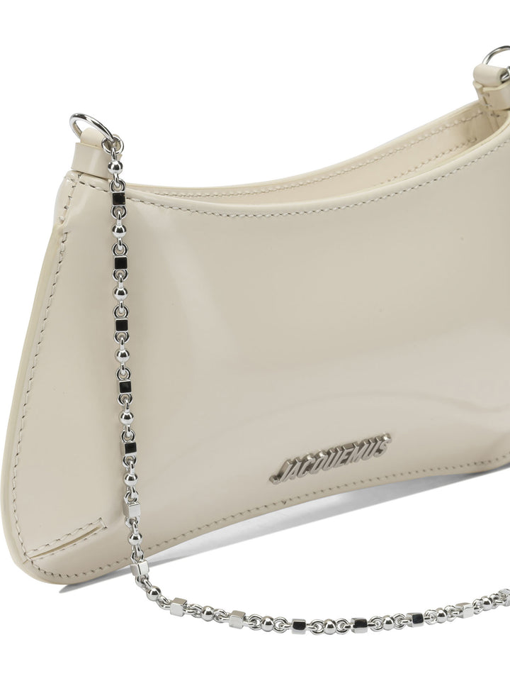 Jacquemus Le Petit Bisou Chaine Borse a Spalla e Tracolla - Bianco | de35ec0f4de93d939d38e5ebb42e26dc76b6db72