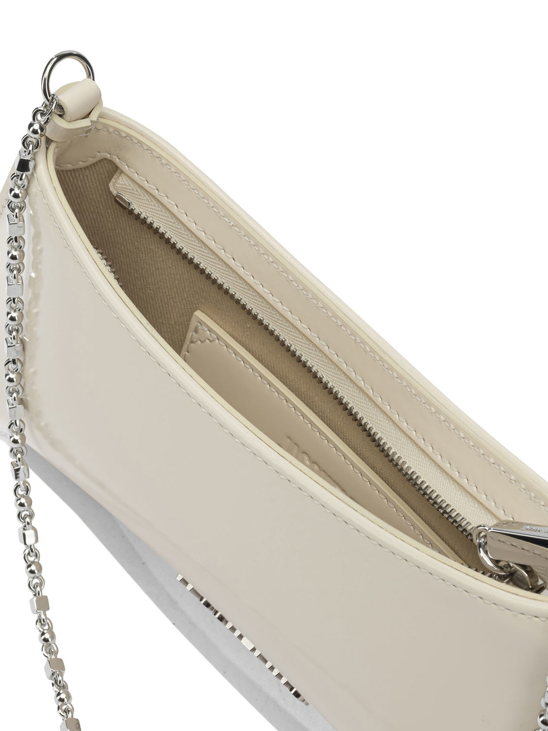Jacquemus Le Petit Bisou Chaine Borse a Spalla e Tracolla - Bianco | a3aae5a7d5f97c485a69571230aec85ebf748b55