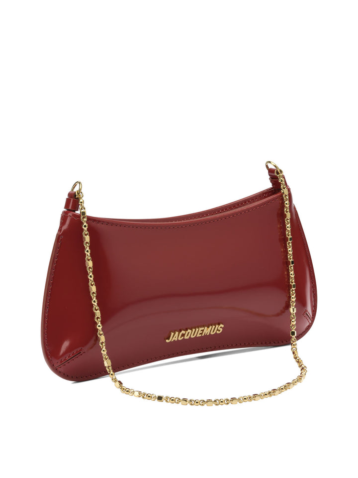 Jacquemus Le Petit Bisou Chaine Borse a Spalla e Tracolla - Rosso | 2e542096c95445c6ec2eb9a817409a111aa9a21f