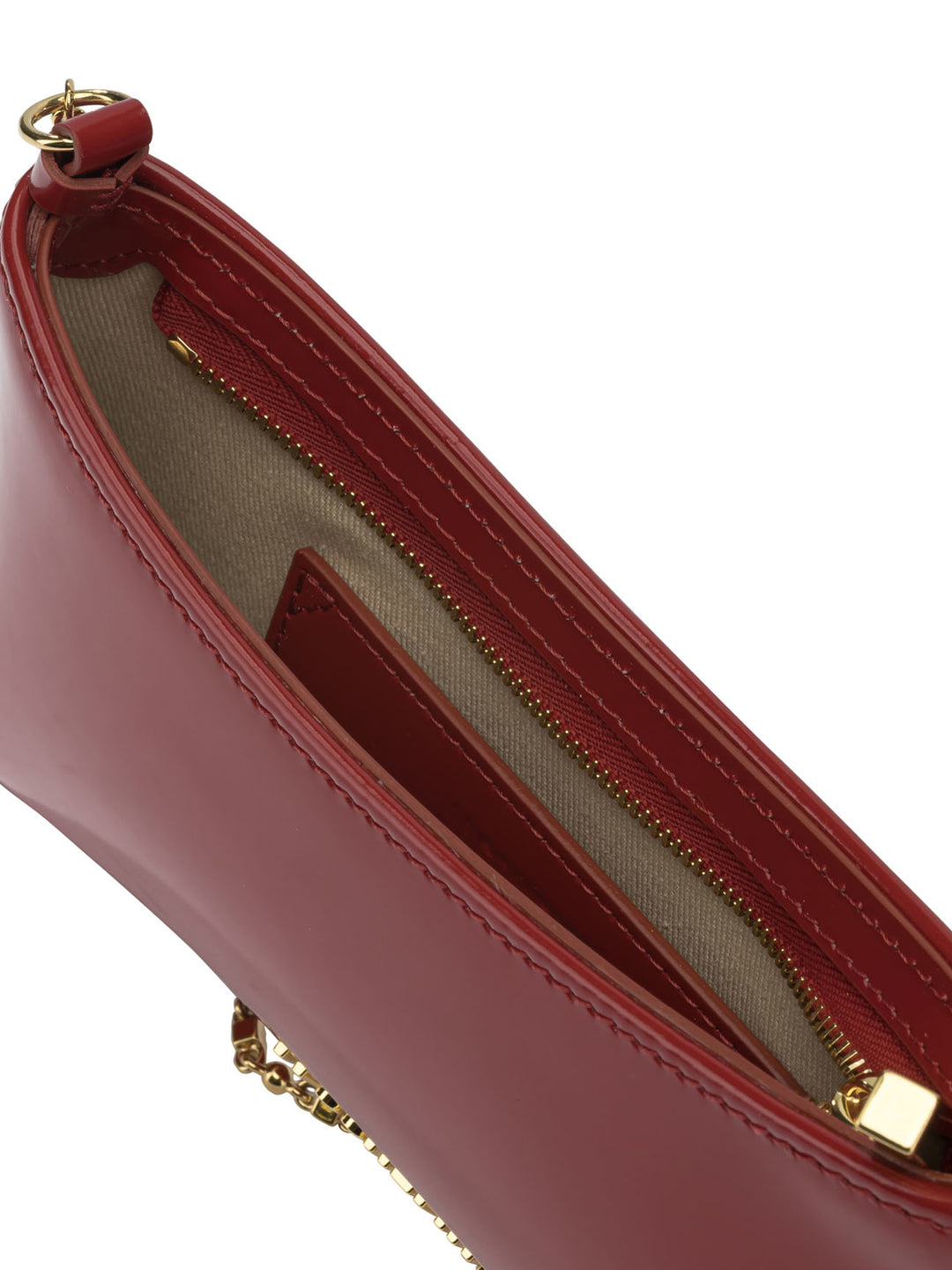 Jacquemus Le Petit Bisou Chaine Borse a Spalla e Tracolla - Rosso | 6d9fc42e3506b5b93dc658670da2129637d62b38