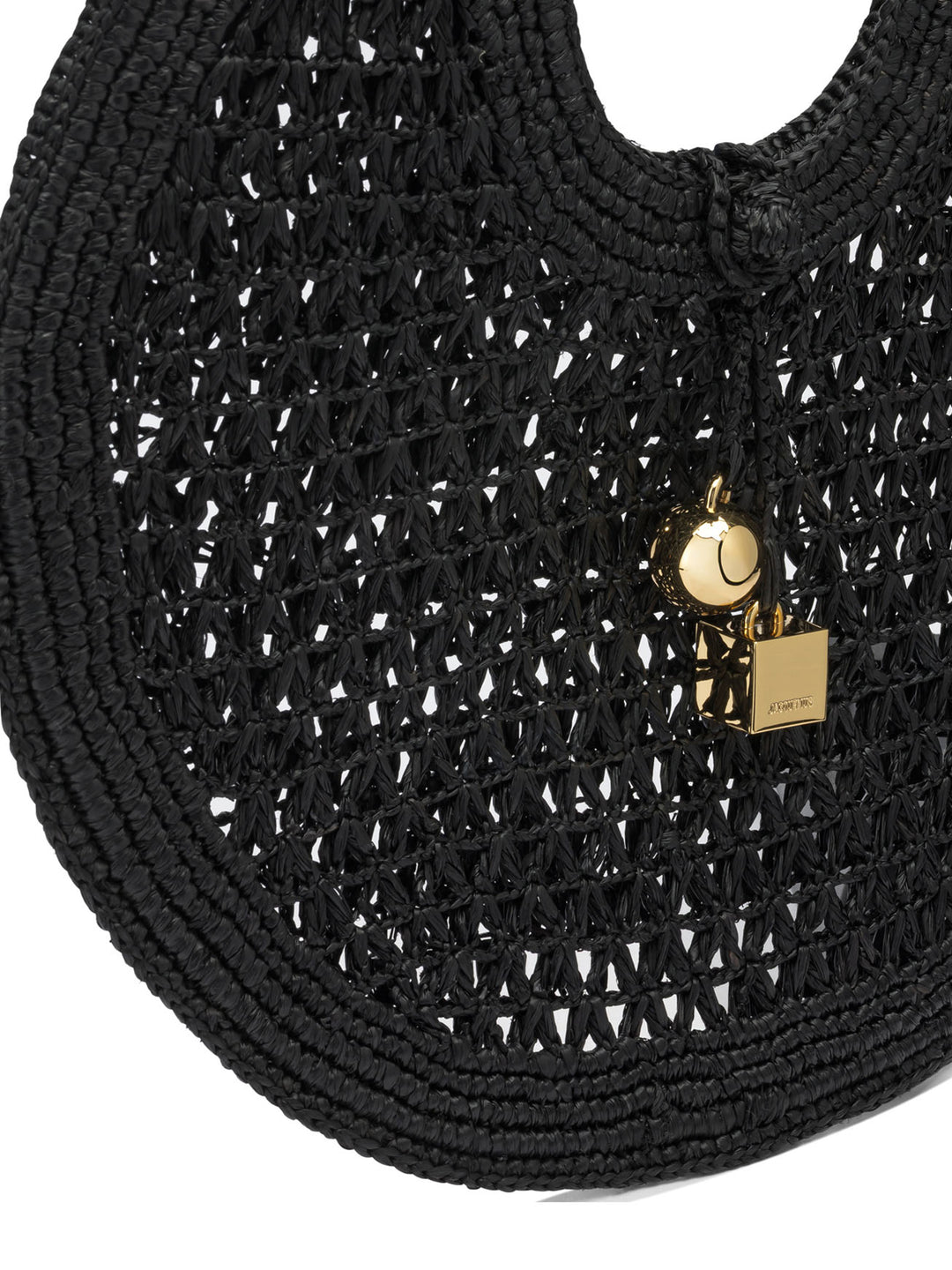 Jacquemus Le Petite Rond Beach Handbags - Nero | 2ac2ae9137b4c2ca68dcb59084639a566120a39e