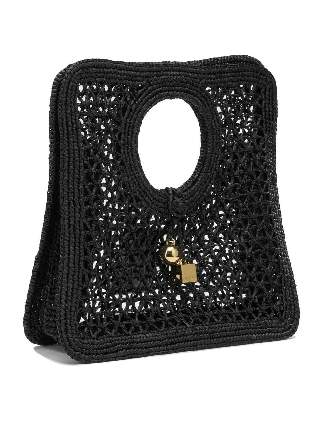 Jacquemus Le Petite Carre Spiaggia Handbags - Nero | cf278ad91e8a3adaabf5baa957fe9eaacb2a294c