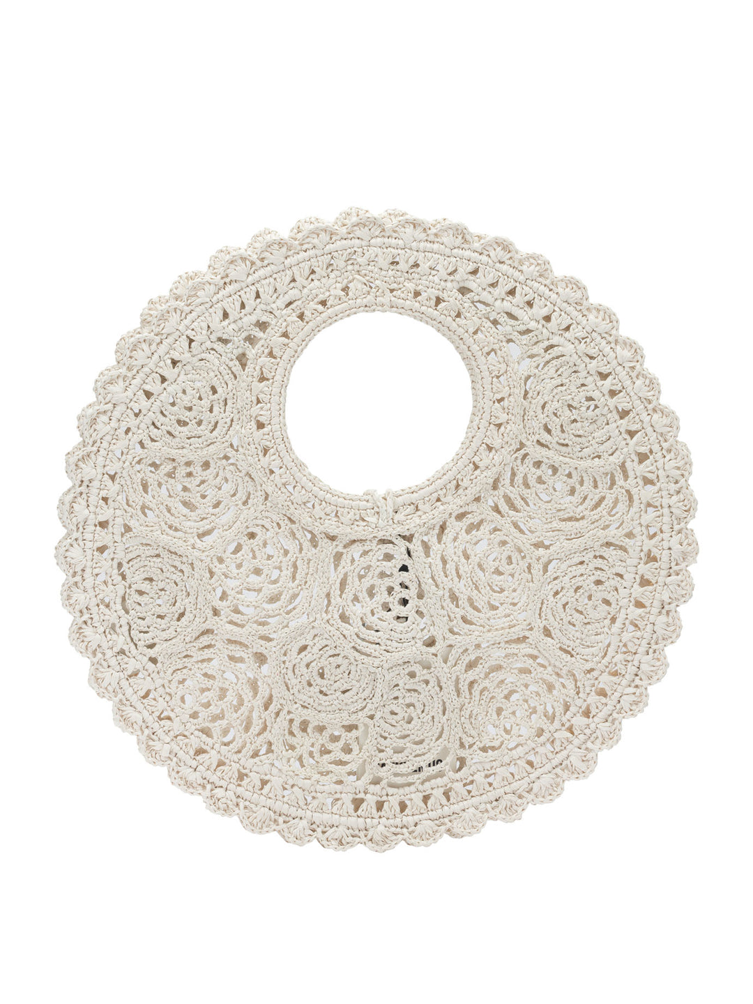 Jacquemus Le Petit Rond Spiaggia Handbags - Bianco | 86a74649eb50aa182db3d003b71151a241698eb4