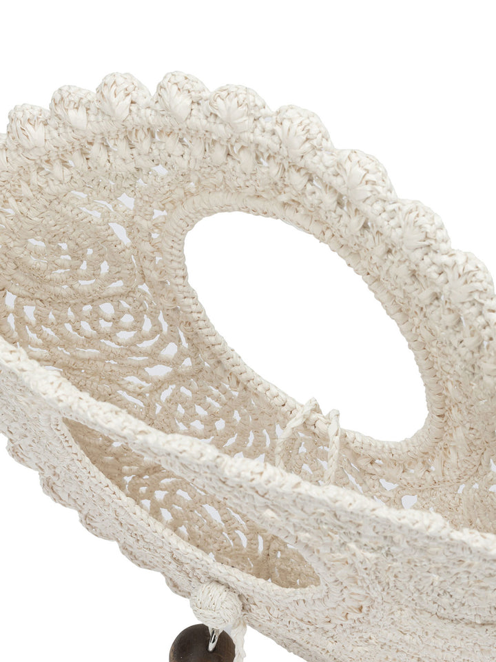 Jacquemus Le Petit Rond Spiaggia Handbags - Bianco | 5e8d3ccfdba7a3887d93812083e98959b0c75b62