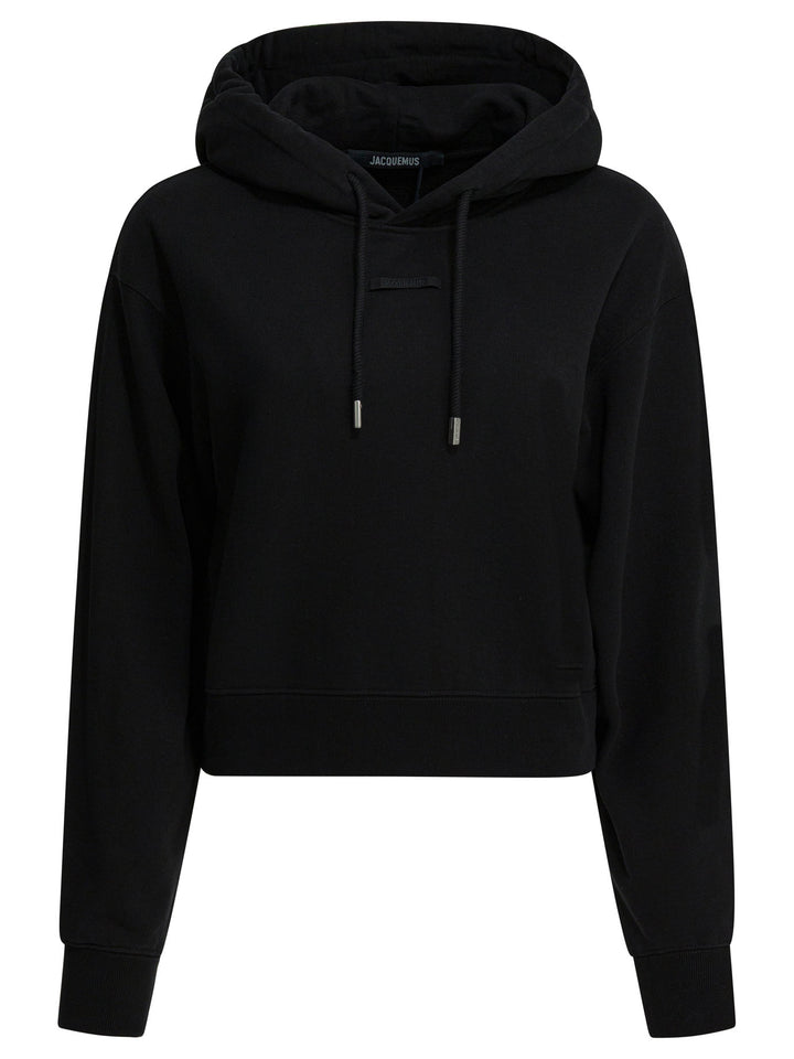 Jacquemus Gros Grain Sweatshirts - Nero | 92fc8ecefea54fc57fb4a92d1c93e55711c080bd