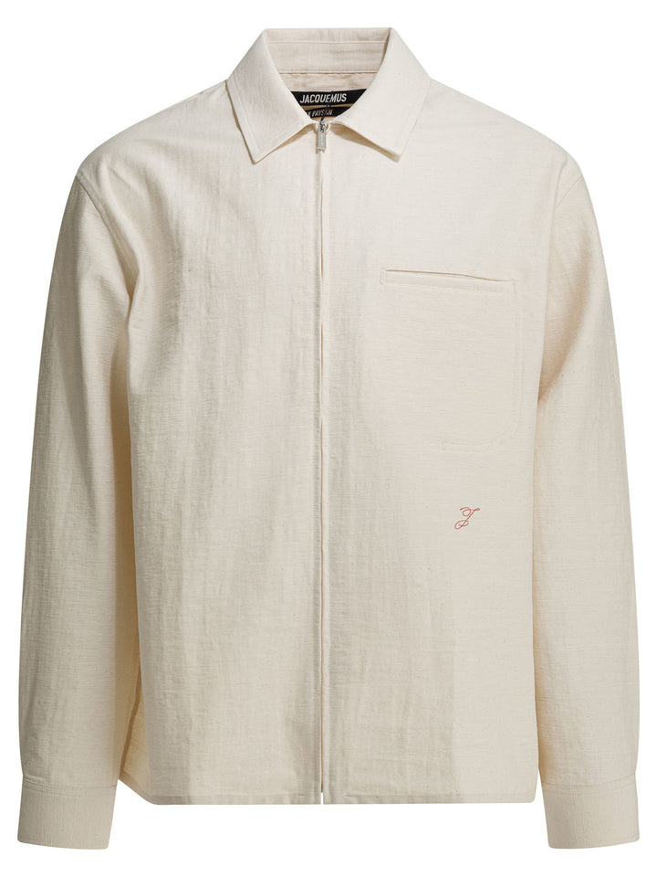 Jacquemus Mecano Shirts - Bianco | 128a67a3bcab4d826914facfd6dd8939a478412e
