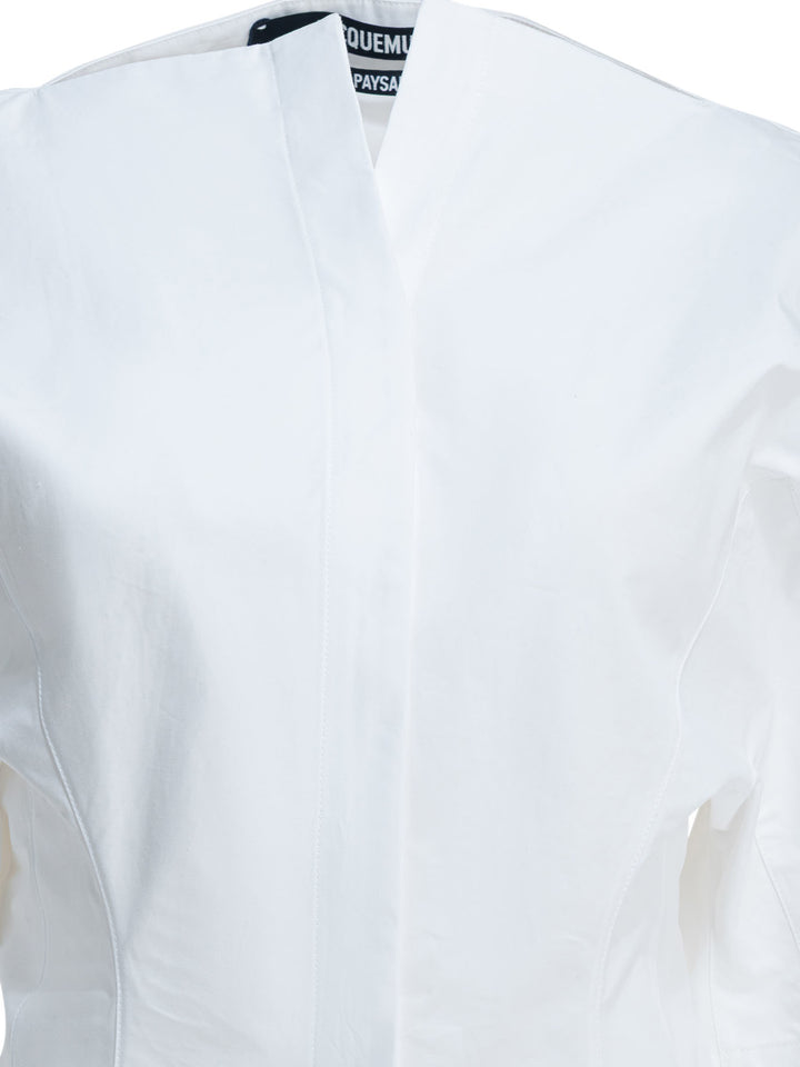 Jacquemus Moisson Shirts - Bianco | 83b2feda94719ea6244ee7464ecb770291040146
