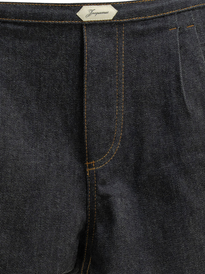 Jacquemus Amelo De-Nîmes Shorts - Blu | ea312a94f00c0d80924f21f2022eabdaae215cae