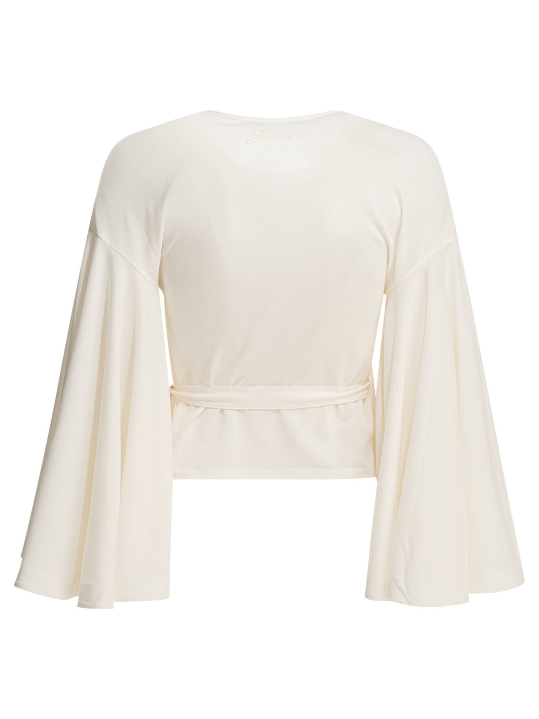 Jacquemus Casual Wrap-Around Top Top - Bianco | f7e4e9292c0378fe6922592dd75fec0e714d8a75