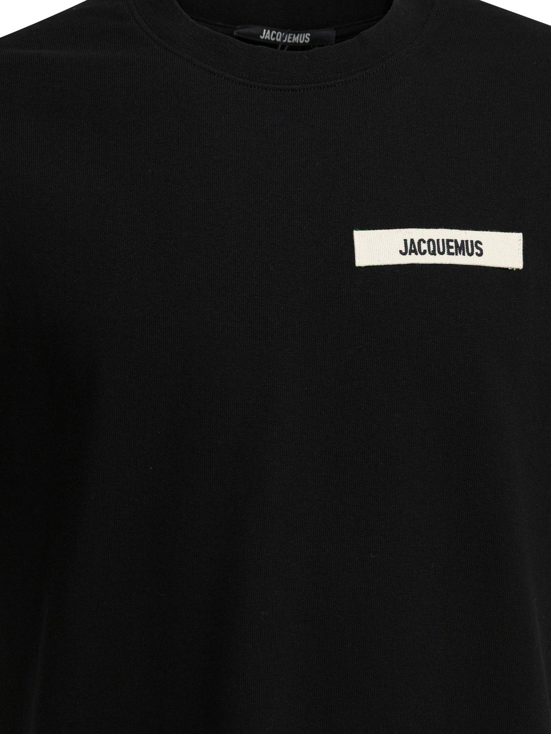 Jacquemus Gros Grain T-shirts - Nero | e8a69a9c377ba32585ee11e645feaba12c190d6b