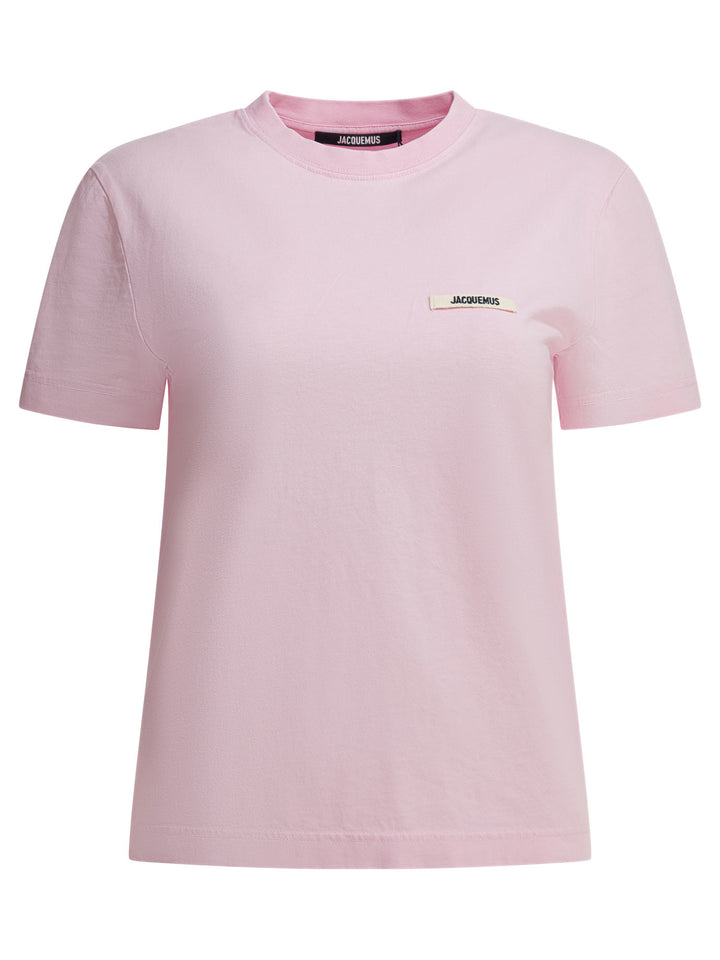 Jacquemus Gros Grain T-shirts - Rosa | e925617f34e843fffacb78720b6d62de90136d5a
