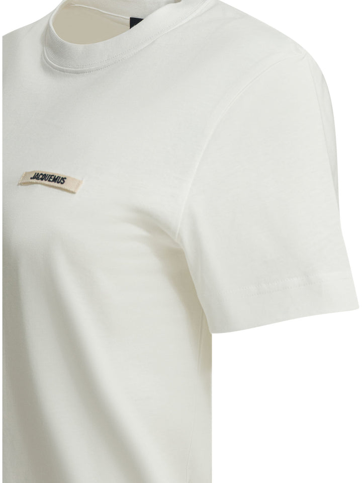 Jacquemus Gros Grain T-shirts - Bianco | c5406097786ba61d370925c3d127b385418b8352