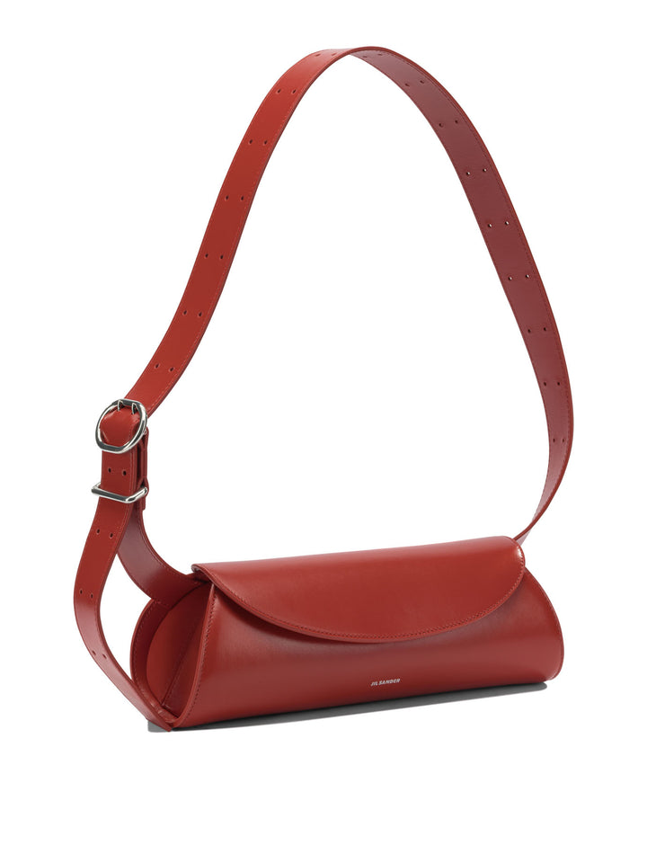 Jil Sander Cannolo Borse a Spalla e Tracolla - Rosso | c3383edd1517f3a7665cc3c959faa509b3c8a350