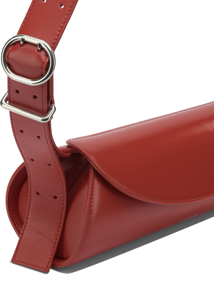 Jil Sander Cannolo Borse a Spalla e Tracolla - Rosso | 37681bbbd10f4a94efe11e1c8fbc1aa51630e43a