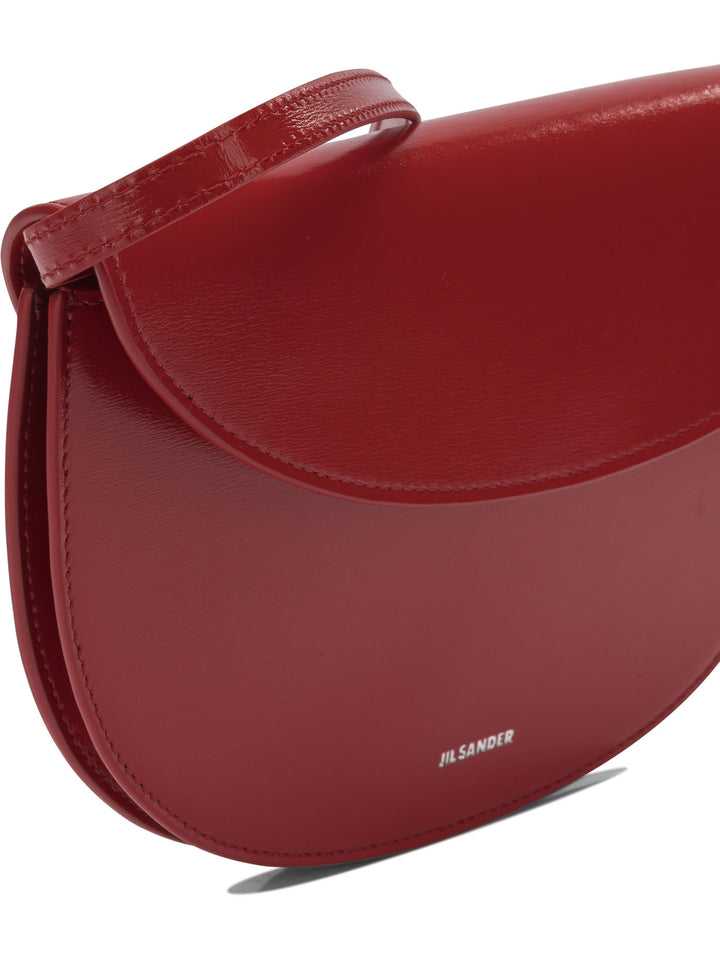 Jil Sander Curve Wallets & Card holders - Rosso | 7ece1ef946784347c7b74d69c9161fb5c3aeb310