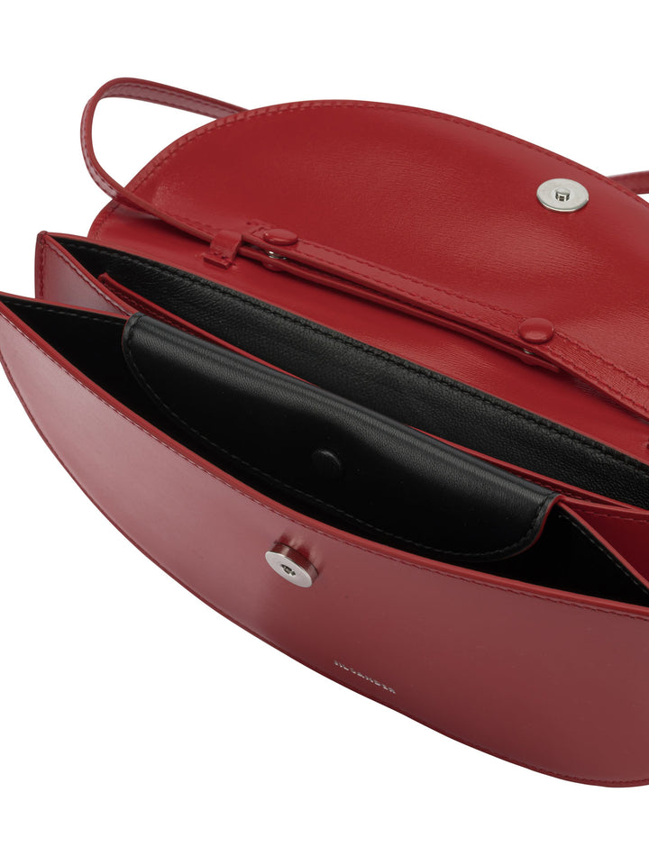 Jil Sander Curve Wallets & Card holders - Rosso | 927e76bae2be0b837deea51cac0e5f99042efece
