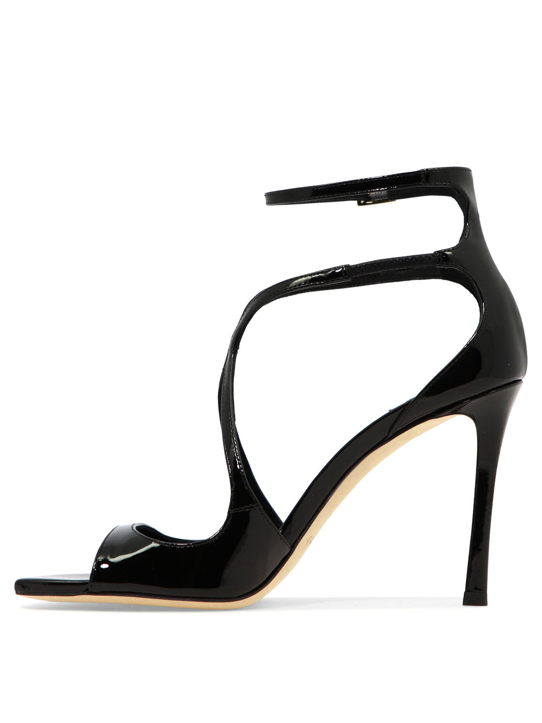 Jimmy Choo Azia 95mm Sandali - Nero | 899aa7031ef4411b4ef177f2cc7447f1b36c6612