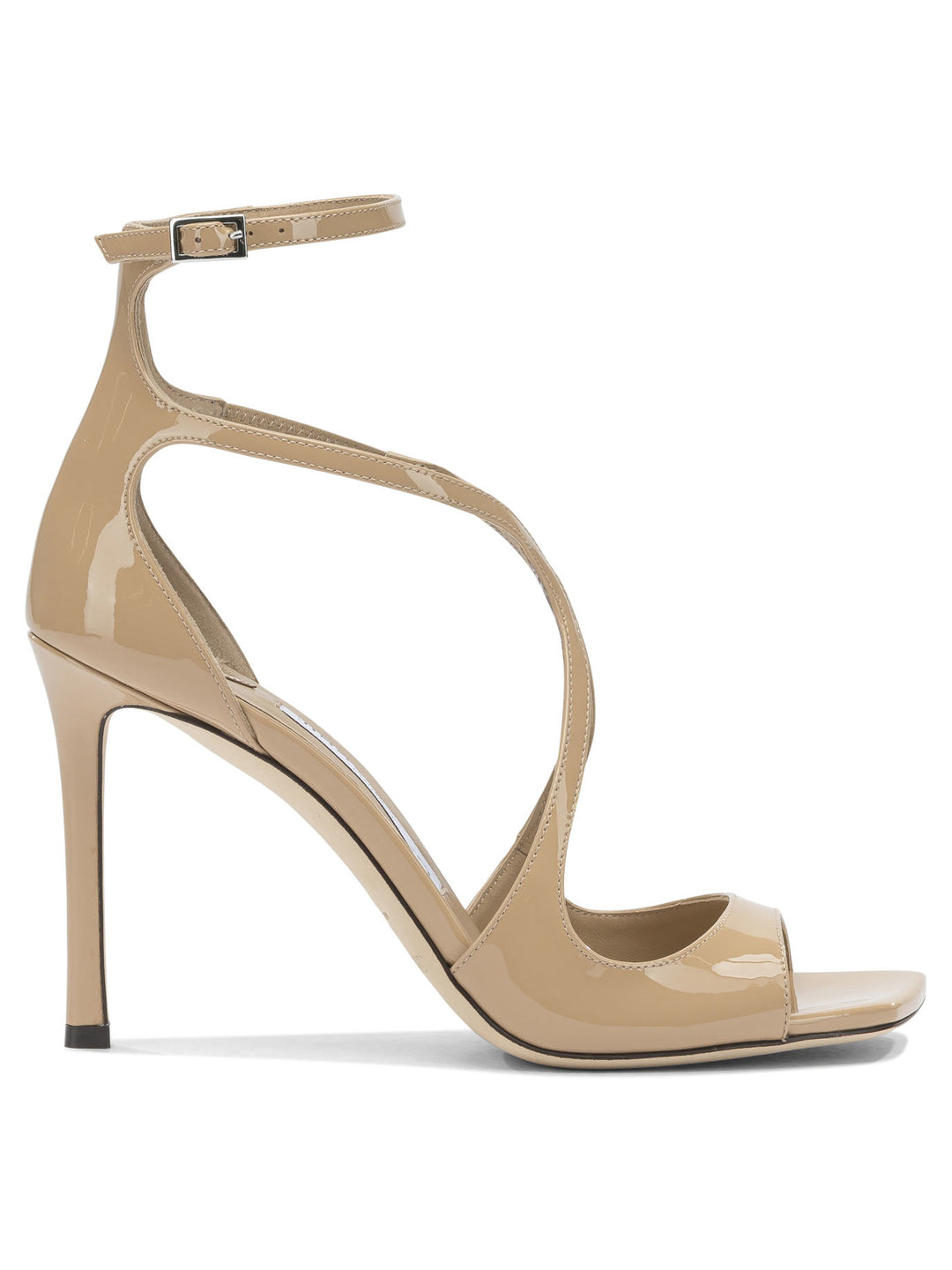 Jimmy Choo Azia 95mm Sandali - Beige | f238a84a60d5ccee897309d010a23b0f5dca45d3