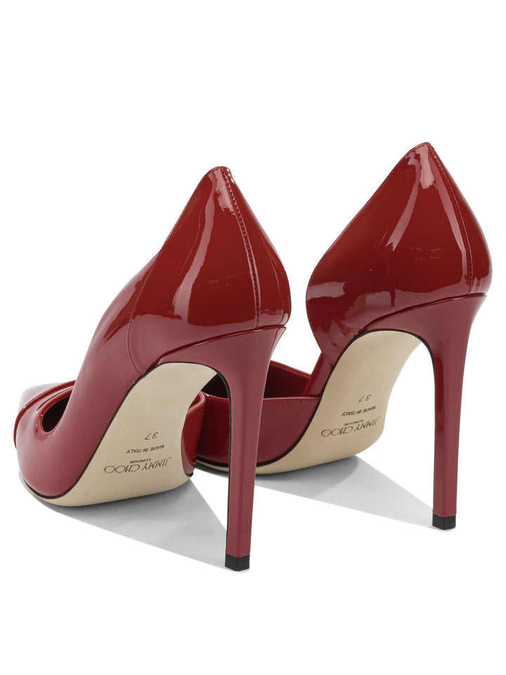 Jimmy Choo Brigitte 100 Mm Heeled shoes - Rosso | e64aef1fc0debf7ed80a33798ad616f434878f70