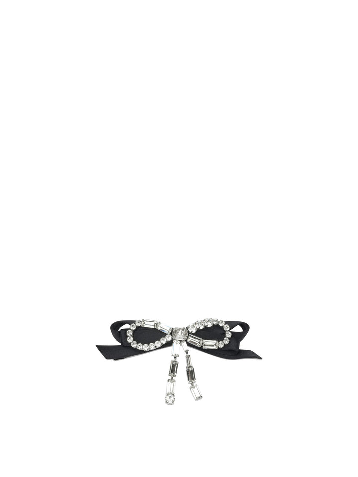 Jimmy Choo Crystal Bow Accessori per Capelli - Nero | 9ce1ff28cda8371af3c4749265eba7e4f2fa8a3c