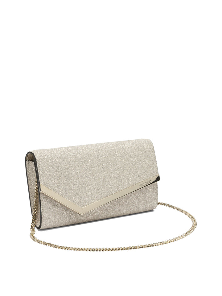 Jimmy Choo Emmie Clutches - Oro | eaa4db44014cdac9b2ab2a2ac0b29e421ca3d31a