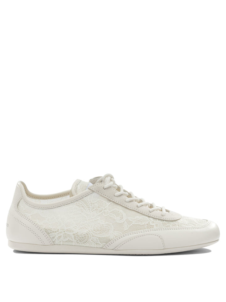 Jimmy Choo Sunny F Sneakers & Slip-On - Bianco | 673bcd64ee73a46e8996fade1e8e8fd91d87c19c
