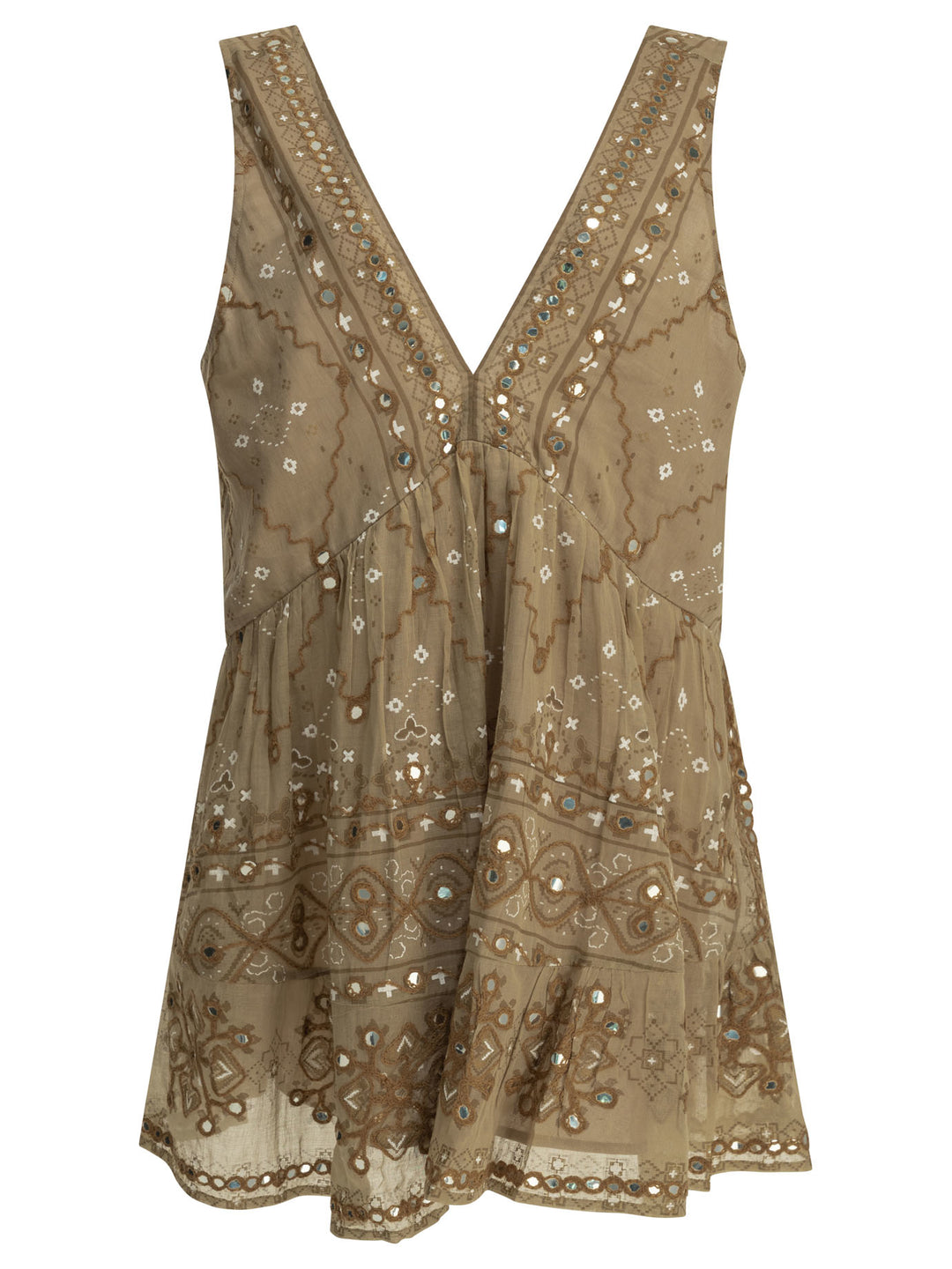 Juliet Dunn Short A-Line Dress Abiti - Marrone | 9eda8b8a4830084e9ad91978a042dfad0a57d9d5