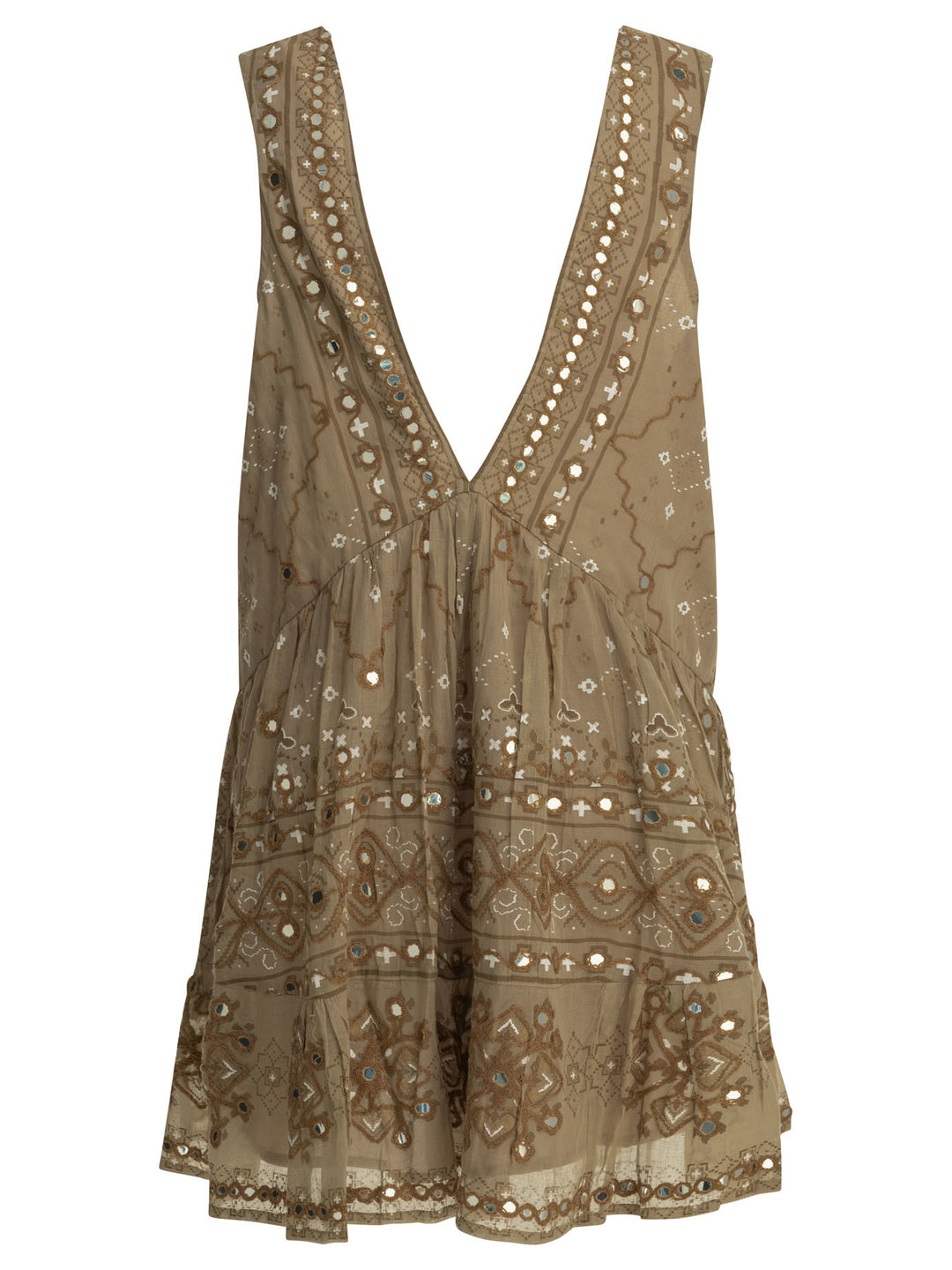 Juliet Dunn Short A-Line Dress Abiti - Marrone | 1f3280fa6a9783cf3605f619614578dd01f5e886