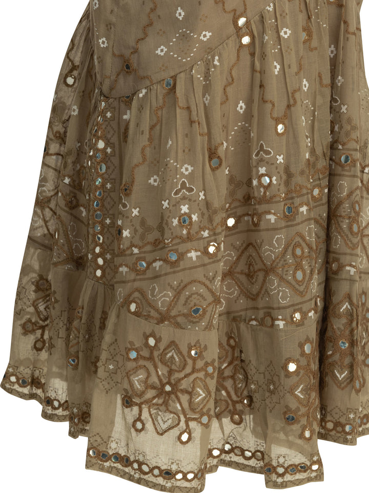 Juliet Dunn Short A-Line Dress Abiti - Marrone | 1a17e1873e3a71895a6a3f8ca0dd9a50756e90fa