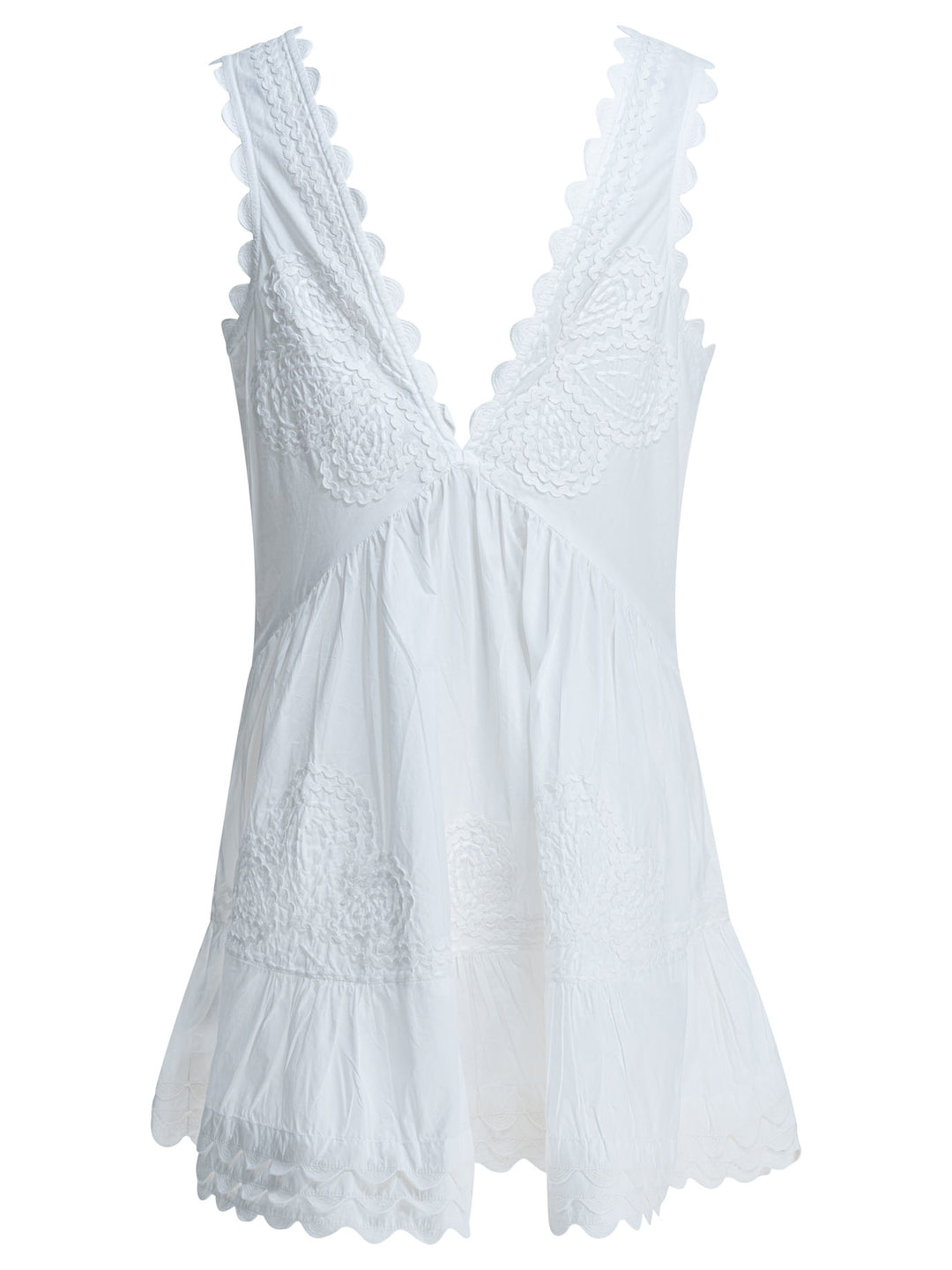 Juliet Dunn Short A-Line Dress Abiti - Bianco | ed4f4283a788c78f78cfebbbbd144789f876a5b8