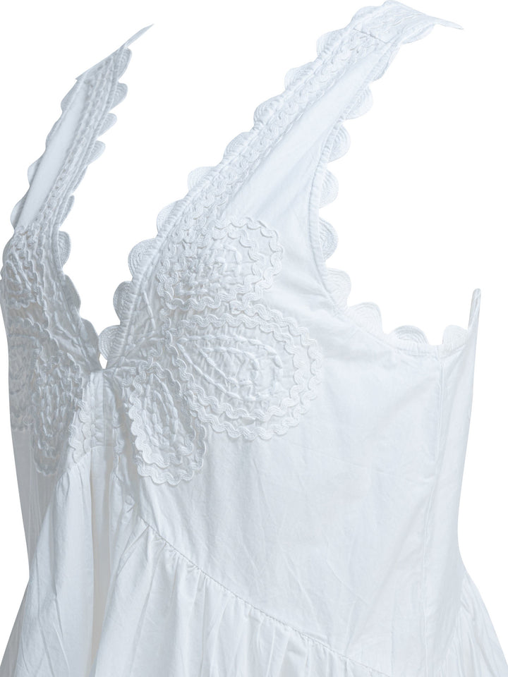 Juliet Dunn Short A-Line Dress Abiti - Bianco | 6916bb7ddbf46430a2493754c624fce345202f94