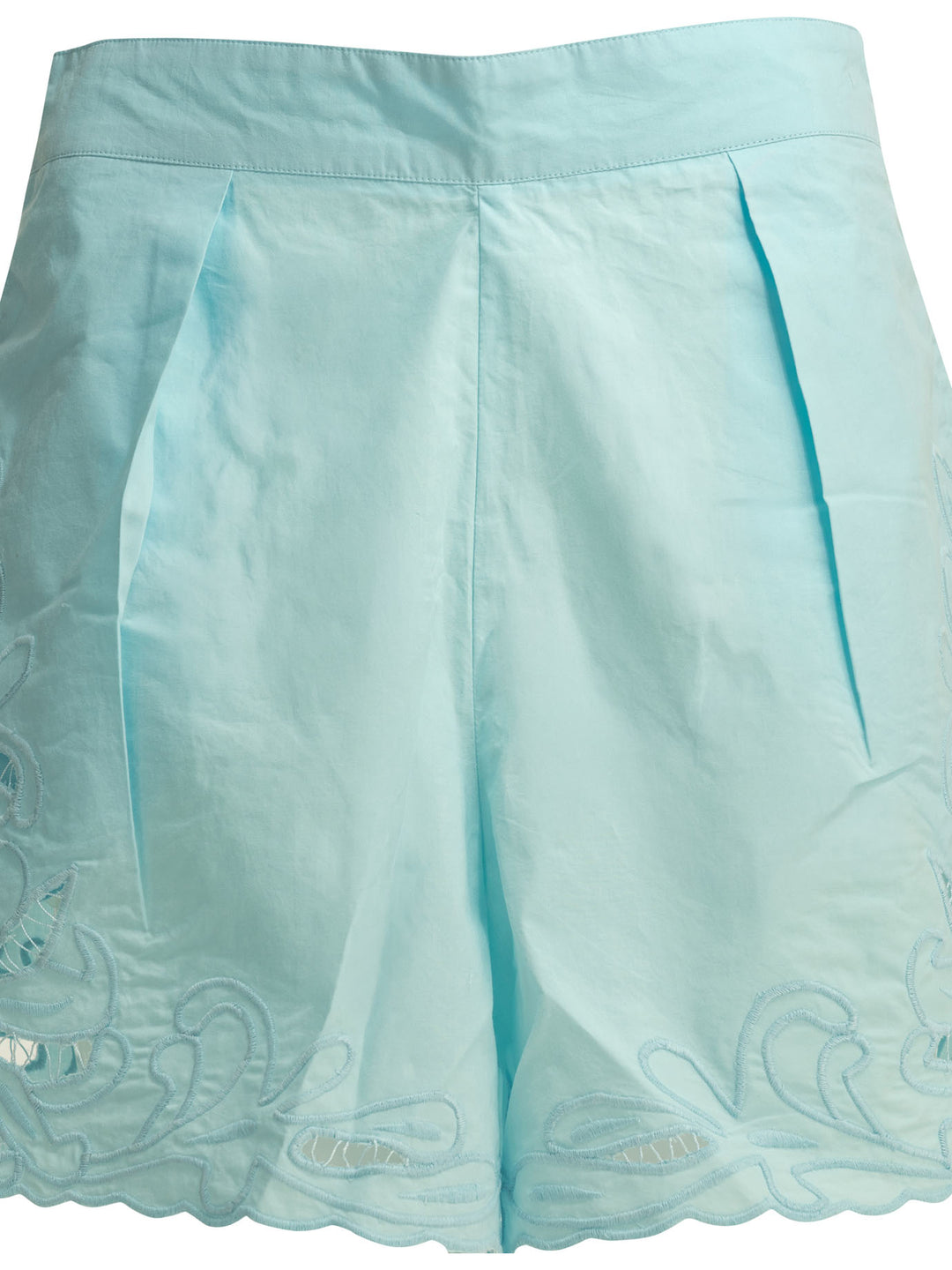 Juliet Dunn Embroidered Shorts - Light blue | 7a4008653a35ed3e70e3c048e75fec2ffbe045c3