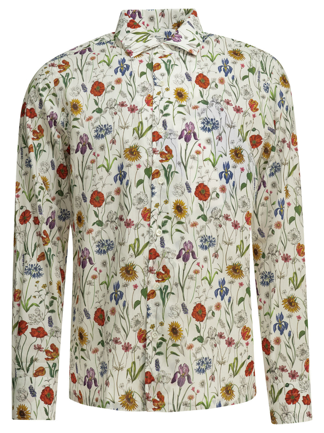 Junya Watanabe Man Casual Floral Shirt Shirts - Bianco | 14c9330ceba9ed46d34b5031c993b46e4ef1ca64