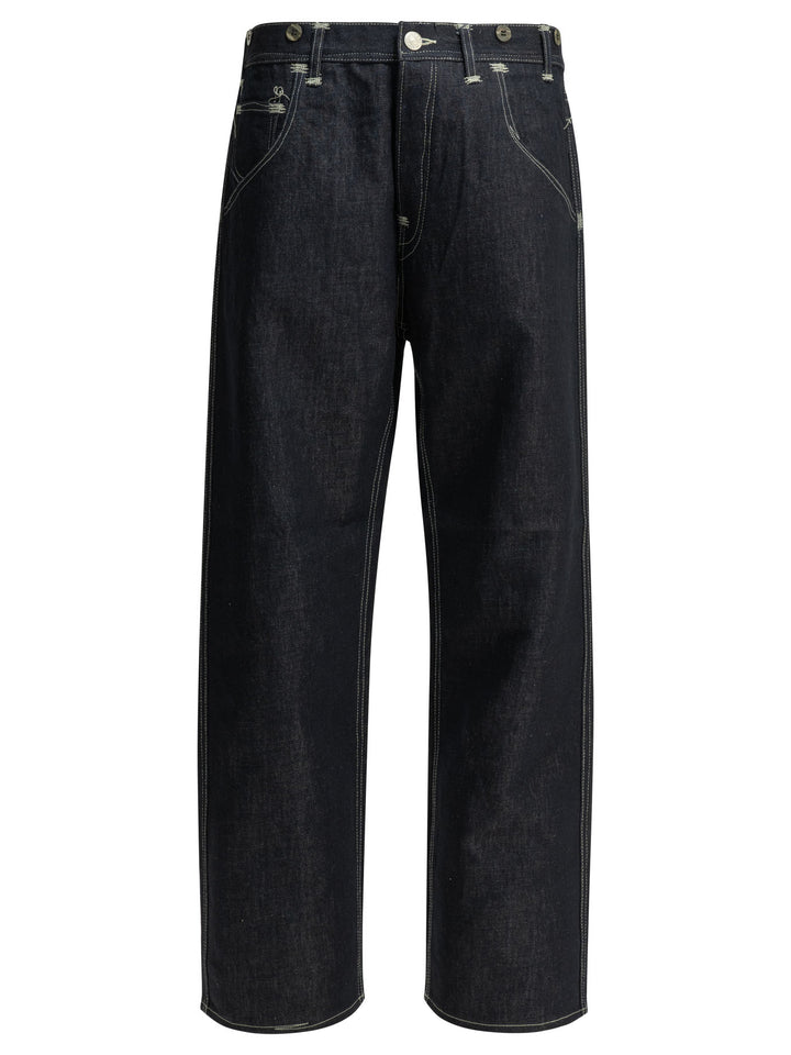 Junya Watanabe Man Junya Watanabe Man X Levi's® 5-Pocket Workwear  Wide Leg Jeans - Blu | 764aaebefe50a276b60f4a8a8d60bb737c03d5d9