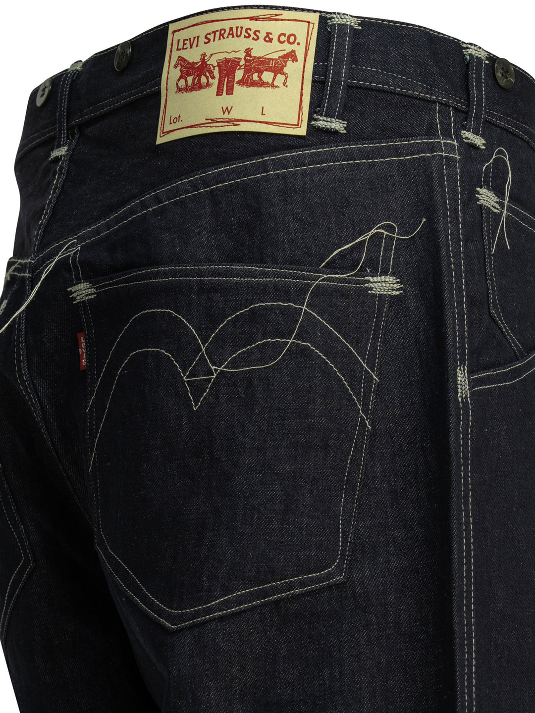 Junya Watanabe Man Junya Watanabe Man X Levi's® 5-Pocket Workwear  Wide Leg Jeans - Blu | fe422817e69eda8044c5fe6217bc7c6bb4c48161