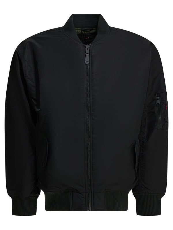 Bomber In Nylon Capispalla Nero