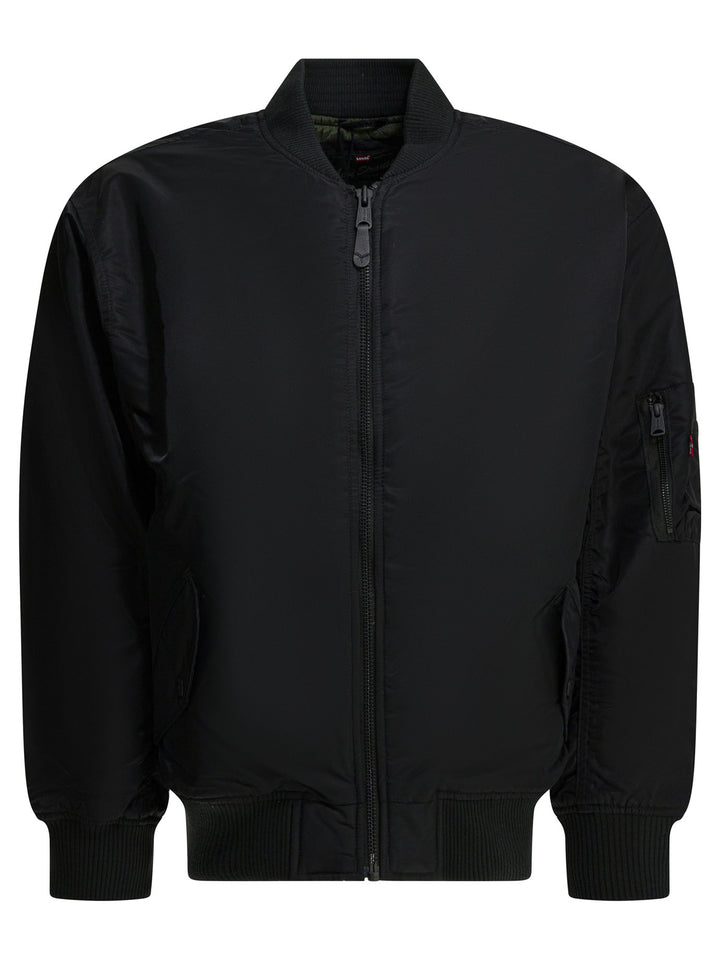 Levi'S Nylon Bomber Jacket Jackets and Coats - Nero | 7ea82d084ee33f4eb061ca65d086a9c8cf42b761