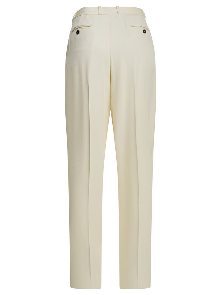 Loulou De Saison  Trousers - Bianco | e6e212f61bf248e9ae2ef87f9df1957ccb3df1bf